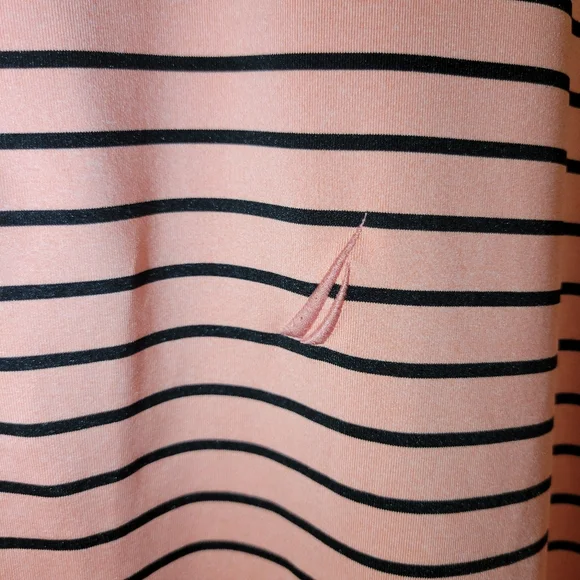 Nautica Men's Striped Short Sleeve Polo Shirt - Picture 4 of 5